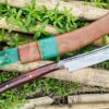 18" Blade custom Parang Shot Machete | Handmade Knife | Balance water tempered | Heavy duty Machete | Cleaver Hunting Machete