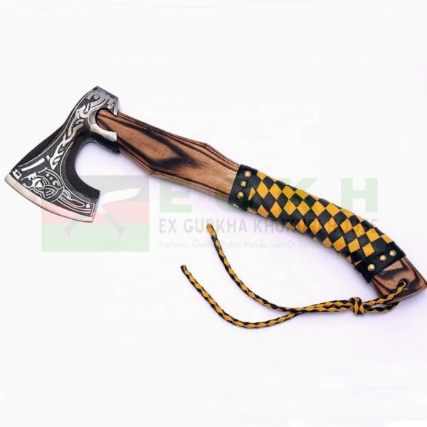 5.5-inch-Blade-Hand-Forged-Carbon-Steel-Viking-Etched-Blade-Tomahawk-Axe-With-Ash-wood-handle-Wood-Working-Axe-Hatchet-Handmade