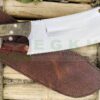 10-Inch-Viking-Axe-Viking-Hatchet-Battle-Axe-Bush-Craft-Cleaver-Knives-Hand-Forge-Axe-Real-Working-Knife-Birthday-Gift-for-HIM-Silver-Brown