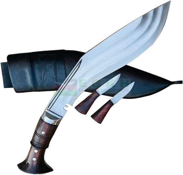 12-Inch-Authentic-Handmade-Khukuri-3-Fuller-Kukri-Survival-Knife-Military-Hunting-Survival-Fixed-Blade-Leather-Knife