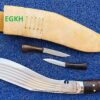 14-inch-Blade-5-Chirra-5-fuller-Khukuri-Dark-Rosewood-Full-tang-handle-white-colored-natural-leather-sheath