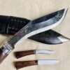 10-inch-Genuine-Full-Tang-Blade-Rust-Free-Kukri-Knife-Jungle-Combate-Khukuri-Handmade-By-Ex-Military-Khukuri-House-in-Nepal-Black-Silver-Red