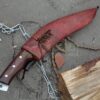 11-INCH-Authentic-AEOF-Military-Afghan-Issue-Brown-Sheath-Khukuri-Handmade-in-Nepal-by-Veteran-Kukri-House-Imported-by-EGKH