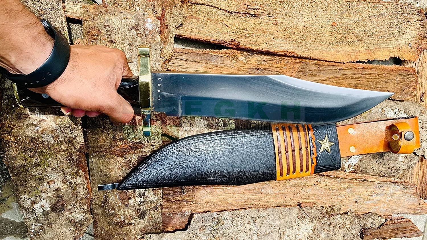 12 inches kukri knife | Handmade Bowie good Hunting knife | full tang machete, Ready to use Tactical knife | Balance water tempered