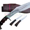 12-inch-EGKH-Genuine-Kukri-Double-Edge-Dragon-Spine-Full-Tang-Khukuri-Handmade-By-Ex-Army-Khukuri-House-in-Nepal