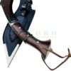 13-inch-Custom-Survival-Khukuri-With-EUK-KNIFE-Genuine-Handmade-Kukri-Hand-forged-in-Nepal-By-EGKH-Survival-kukuri-Silver-Black-Brown