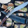 15-inch-Full-Tang-Sirupate-Hunting-Kukri-Nepals-Most-Wanted-Khukuri-Rosewood-Handle-Leather-Sheath-Authentic-Kukri-Handmade-in-Nepal-at-Ex-Army-Khukuri-House-factory