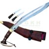 15-inch-Limbuwan-Khukuri-Traditional-Knife-Knives-Khukuri-Hand-Forged-Kukri-Knife-Handmade-in-Nepal-Black-Browm-Silver-Gold