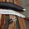 18-inch-Bhojpure-scarificial-Nepali-handmade-knife-with-Wooden-Handle-Camping-and-Hunting-Knife-Historical-Issue-Kukri-Handforged-Khukuri-Black-Brown-Silver