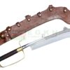 20-inch-Blade-D-Guard-Ram-Dao-Sword-Sacrify-Sword-Elephant-Head-in-the-Pommel-Hand-Forged-Handmade-in-Nepal-Sacrify-Sword-Hindu-Religion-Silver-Gold-Black-Brown