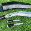 13 inch Chitlange Leather Traditional Exclusive Khukuri | Kukri