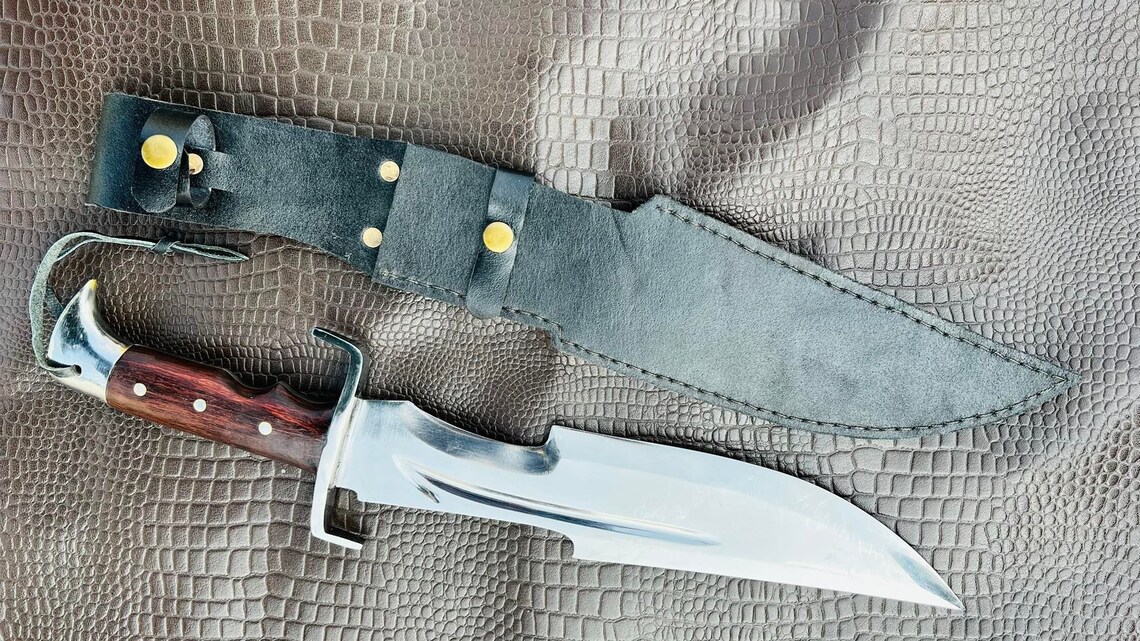 12 inch Eagle Head Bushcraft Full Tang Bowie Knife